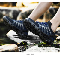 Primavera/novedad de verano, zapatos transpirables para montañismo y senderismo para hombre, calzado deportivo ultraligero para caminar en el agua - details 14