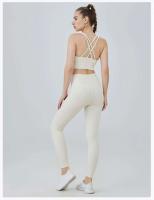 Sujetador y body de yoga, conjunto deportivo de gimnasio de yoga de 2 piezas para correr, ropa deportiva para mujer - details 11