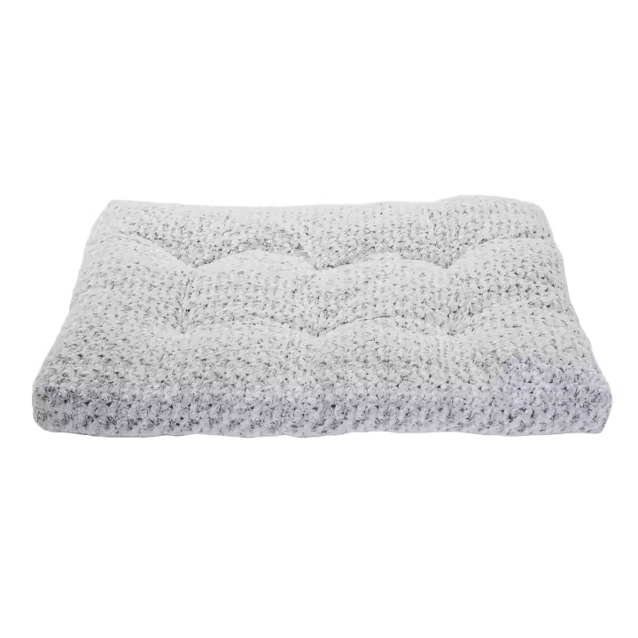 Cama para Perro de Veludo Rosa Grande Mediano Circular de Mezcla Textil Recomendado para Todas las Raças de Perros Suave y Peluche - 1