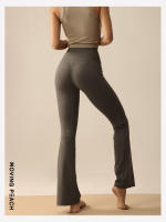 MOVING PEACH Pantalones Ancho de Yoga de Cintura Alta Suaves y Elásticos con Cintura de Tirón - details 7