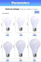Bombilla LED DC 12V Lámpara E27 3W 6W 9W 12W 15W 18W 24W Luz Blanca Fría Ahorro de Energía Tamaño de Bombilla A50 A60 A70 A80 A95 Fluxo Luminoso 1000-1999lm - details 1