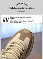 Zapatillas de Plataforma Baja para Mujer Primavera-Otoño 2025 Moda Estudiantil con Aumento de Altura Sencillo - details 5