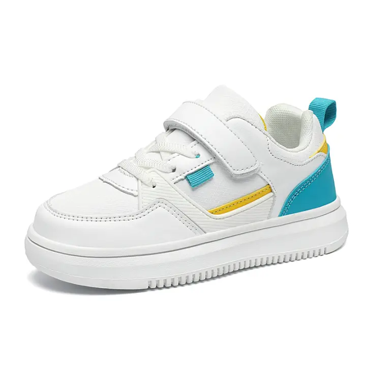 Zapatillas de deporte de cuero de alta calidad para niños, zapatos de baloncesto para correr, tenis, deportes, moda para niños - 1