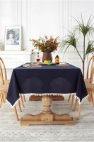 Mantel de Mesa de Pompon de Verde Ligero Cubierta de Mesa Bohemia para Cocina y Comedor - details 18