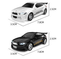 Coche de carreras RC 1/64 Mini coches deportivos de Control remoto todoterreno de alta velocidad Drift escritorio Micro vehículo juguetes eléctricos para niños - details 12