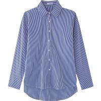 Blusas de Primavera-Otoño para Mujer Camisas de Manga Larga a Rayas Tops Moda de Estilo Coreano - details 5