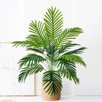 Palmera de Plástico Verde Planta Falsa Tropical para Decoración de Jardín Doméstico - details 8