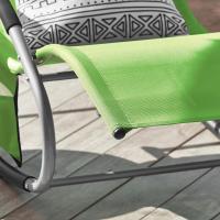 jardín Mecedora con reposapiés Tumbona ergonómica Negro OGS28-SCHx2 ES - details 26