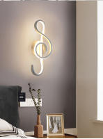 Lámpara LED de pared moderna, candelabro nórdico para dormitorio, sala de estar, 85-265V, 20W, decoración minimalista, iluminación interior - details 4