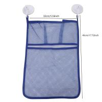 Bolsa de malla para baño de bebé, cestas con ventosa de red para juguetes de niños, organizador de muñeca para bañera, almacenamiento - details 6