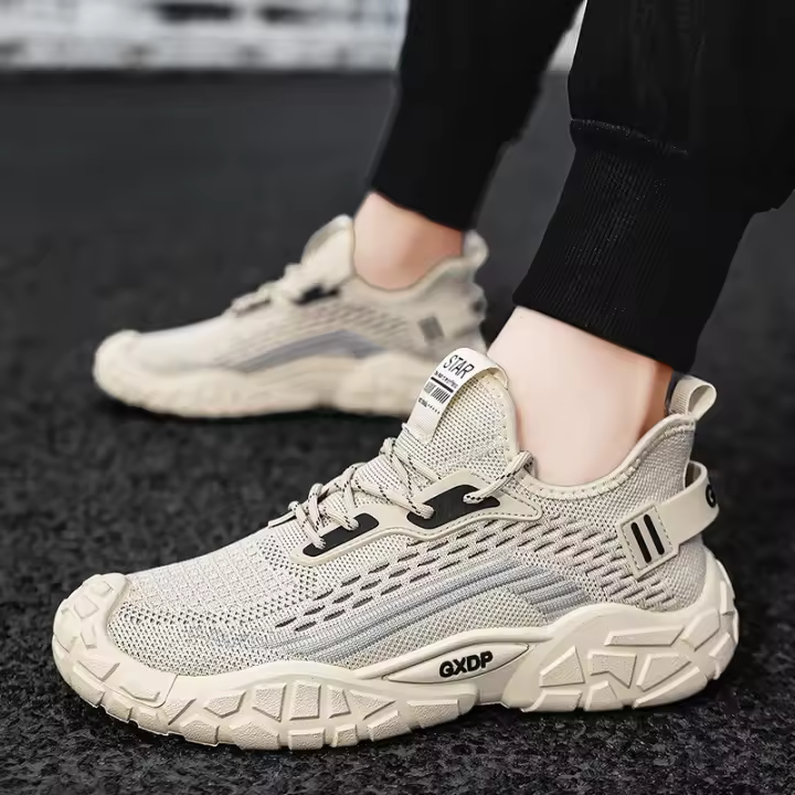 Nuevas zapatillas para correr, zapatillas individuales de malla transpirable para correr con suela blanda y ligera - 1