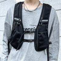 Mochila de malla transpirable con múltiples bolsillos para correr, chaleco de hidratación ligero, bolsa de agua portátil, mochila de Maratón - details 4