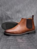 40 ~ 46 Botas Chelsea para hombre Botas retro cómodas de moda para hombre - details 2