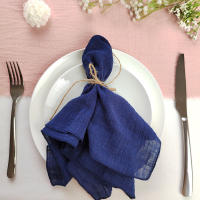 Juego de 30 telas de algodón de gasa, 30x30cm, decoración de boda, uso diario, cena, té, mesa, pueblo, servilletas de Navidad - details 36