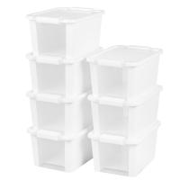 Curver - Cajas de almacenaje con tapa Bi-Box desde 3L-40L, opaca/transparente, apilables, orden para hogar, armarios, vestidores y trasteros, cierre seguro, identificación contenido, resistentes y duraderas - details 4