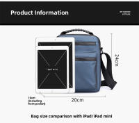 Bolso Cruzado de Oxford Casual Bolso de Negocios de Hombro Único de Poliéster Suave con Cierre de Cremallera Tendencia Callejera - details 10