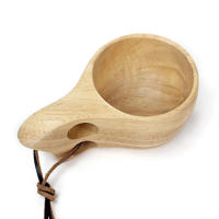 Tazas de madera de haya hechas a mano - details 1