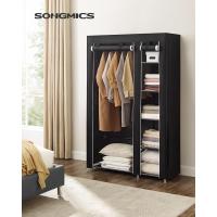 Armario de Tela, Organizador Textil Plegable, Zapatero, 175 x 110 x 45 cm, Color Negro LSF007 - details 1