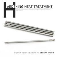 Destornillador de Magneto de 200mm de Alcance Largo y Duro S2 para Herramientas de Mano Puntas de Destornillador Hexagonales para Mejoras del Hogar y Herramientas Rotativas - details 1