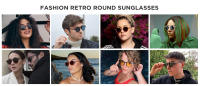Gafas de Sol Retro Circulares Polarizadas para Hombres Deportes y Moda - details 0