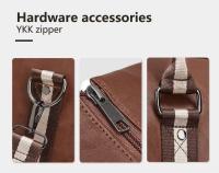 Cuero de la PU con las ruedas, bolso impermeable del equipaje de los hombres del traje del negocio, bolso del viaje - details 10
