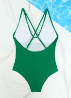 Traje de Baño de Una Pieza Blanco Ajuste de Cuerpo, Dacron, Estilo de Verano/Primavera 24, No Retirable - details 17