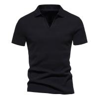 Camisa Henley para hombre Slim Fit Algodón Manga corta Camiseta casual Jogger Camisetas para hombre Tops sueltos - details 8