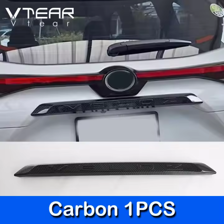 Tira decorativa de plástico cromado para puerta trasera de coche, piezas de modificación Exterior automotriz para Toyota Veloz 2024-2022 - 1