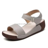 Nuevas sandalias de alta calidad con plataforma de tacón para verano, zapatos de mujer de cuero y piel de vaca para exteriores, alta calidad, precio bajo 2024 - details 0