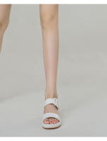Sandalias de verano para mujer, nuevas, modernas y versátiles, cómodas, con tacón de cuña, suela plana, casuales, suela gruesa y tacón medio. - details 5