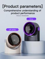Xiaomi-ventilador eléctrico inteligente, ventilador sin aspas de 100 velocidades, carga USB, aire acondicionado silencioso de escritorio montado en la pared, para oficina, Camping en interiores - details 18