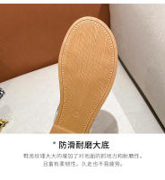 Sandalias de playa ligeras informales para mujer, con suela gruesa y diamantes de imitación, novedad de verano - details 4