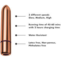 1pc Mini Bullet Consolador Vibrador 10 Velocidad Producto Sexual AV Stick Juguete Sexual para Mujeres Punto G Consolador Femenino Estimulador de Clítoris Vagina Anal Butt Plug Masturbador Juguetes Anales para Adultos Juguetes Sexuales para Placer Adulto - details 3