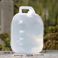Cubo plegable multifuncional, bolsa de agua, plato de frutas, botella de agua potable para automóvil para viajes, campamentos, jardín, exteriores, pesca - details 2