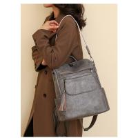 Mochila de cuero para mujer, diseño de moda, bolsos de hombro para mujer, mochila de viaje - details 1