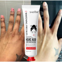 Crema de manos blanqueadora de Ácido Kójico, crema nutritiva suave y rápida, hidratante, antiarrugas, antisecado, aclara el producto de cuidado de reparación agrietado - details 1