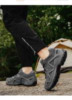Zapatos deportivos para hombre, novedad de 2025, botas planas para correr, zapatos de senderismo antideslizantes de alta calidad, zapatos de senderismo al aire libre con suela de goma para hombre - details 13