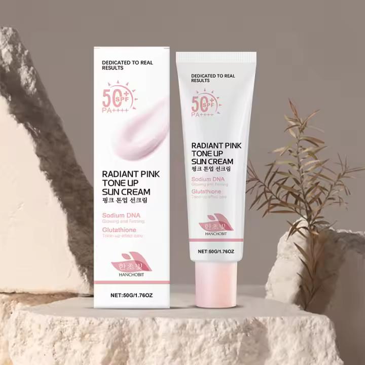 Protector Solar coreano Spf 50+, protector Solar hidratante brillante, bloqueador Solar a prueba de rayos ultravioleta, crema hidratante corporal, crema Solar Facial, cuidado de la piel - 1