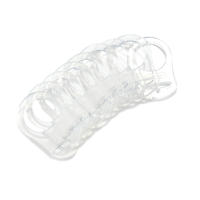 Anillo De Botón De Silicona Transparente, adaptador de Silicona, Chupete, Clips para Chupete, paquete de 10 unidades - details 2