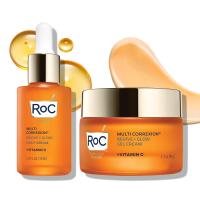 Paquete RoC Multi Correxion Revive + Glow Skin Care Regimen: suero de vitamina C para el rostro + crema de vitamina C para una piel más tersa y brillante - details 0