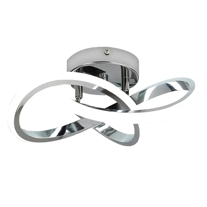 Goeco Lámpara de Techo LED de Diseño Floral 32W, Montada en Techo, Control Remoto, Iluminación Interior Moderna - 1