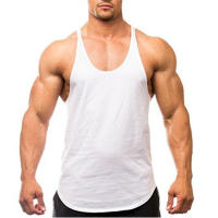 Camiseta de tirantes de gimnasio para hombre, ropa de culturismo, camiseta sin mangas de algodón, chaleco de Fitness, ropa deportiva para entrenamiento - details 6