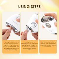 Cortauñas Eléctrico 2-en-1 en Forma de Mango Multifuncional para Cuidado de las Uñas Carga Tipo-C - details 9