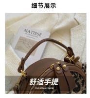 Bolso Cruzado de Hombro Versátil para Mujeres Bolso Redondo Pequeño con Alta Estética - details 10
