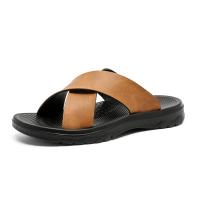 Zapatos de cuero para hombre Sandalias cómodas y transpirables de verano de gran tamaño para hombres con suela suave - details 3