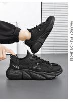 Shoufeistore Zapatos De Hombre Zapatillas Transpirables De Moda, Nueva Plataforma Zapatos Casuales Zapatos Negros Antideslizantes Para Papá - details 7