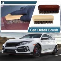 Cepillo de limpieza de cuero de crin de caballo suave, herramienta para detalles del Interior del coche, limpieza y lavado - details 7