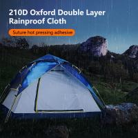 Tienda de campaña con cielo estrellado de doble capa, tienda plegable impermeable automática para 3-4 personas - details 8