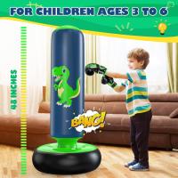 Boxeo Niños, Bolsa De Boxeo Inflable De Pie para 3-8 Niños, Pelota De Boxeo Regalos para Niños Y Niñas, Saco De Boxeo De Pie para Niños Set para Practicar Karate, Taekwondo, MMA - details 18