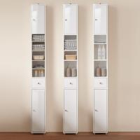 Mueble de Baño de Alto Estante Estanterías con 2 Puertas y Cajón Blanco Tamaño 20x20x180cm - details 68